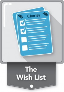 the wish list charity team building