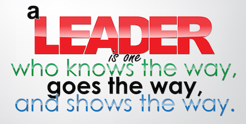 A Leader Shows The Way Quote