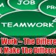 team work the differences that make the difference